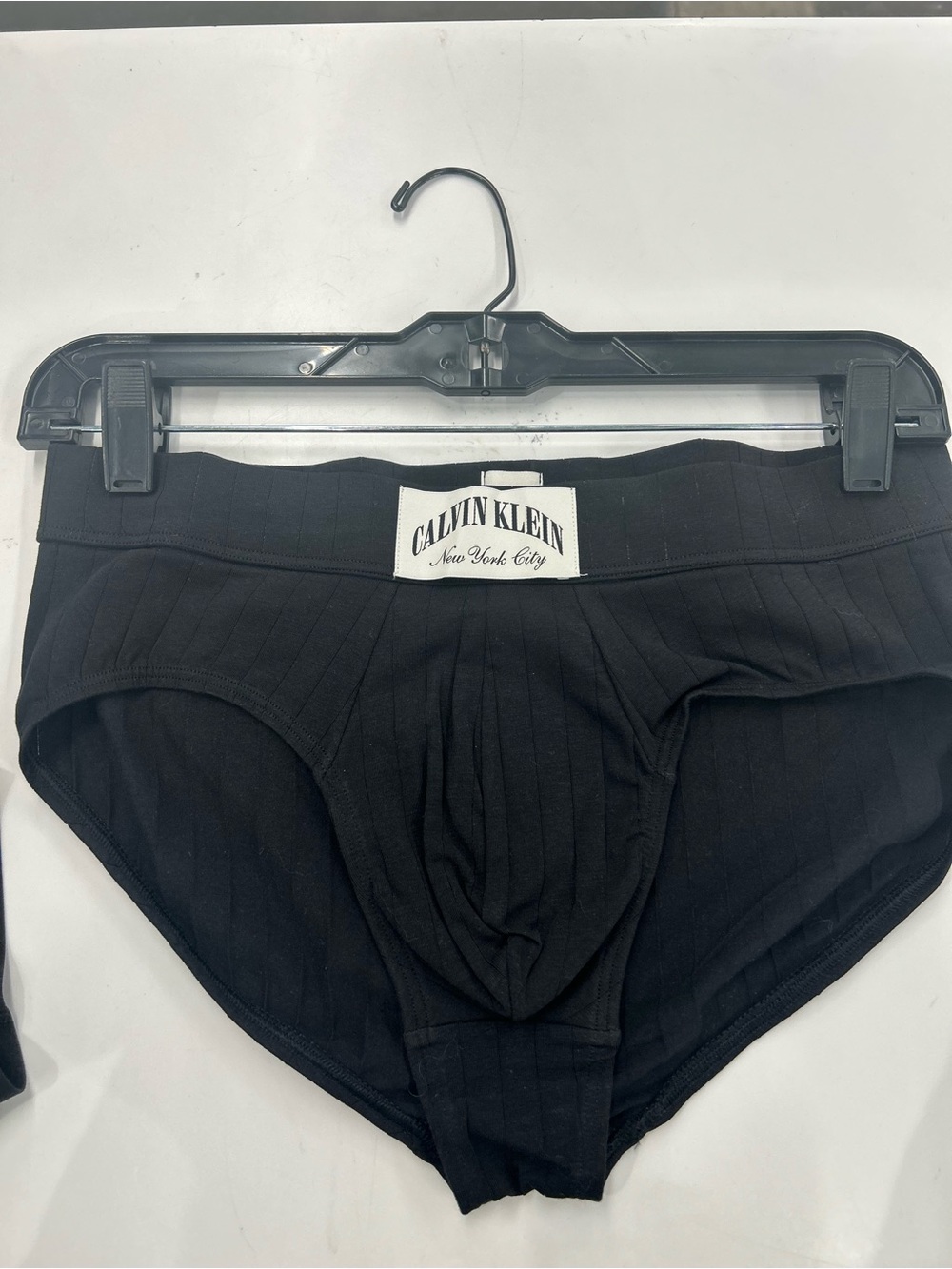 Calvin Klein | Brushed Microfiber Stretch Hip brief in black new silky smooth